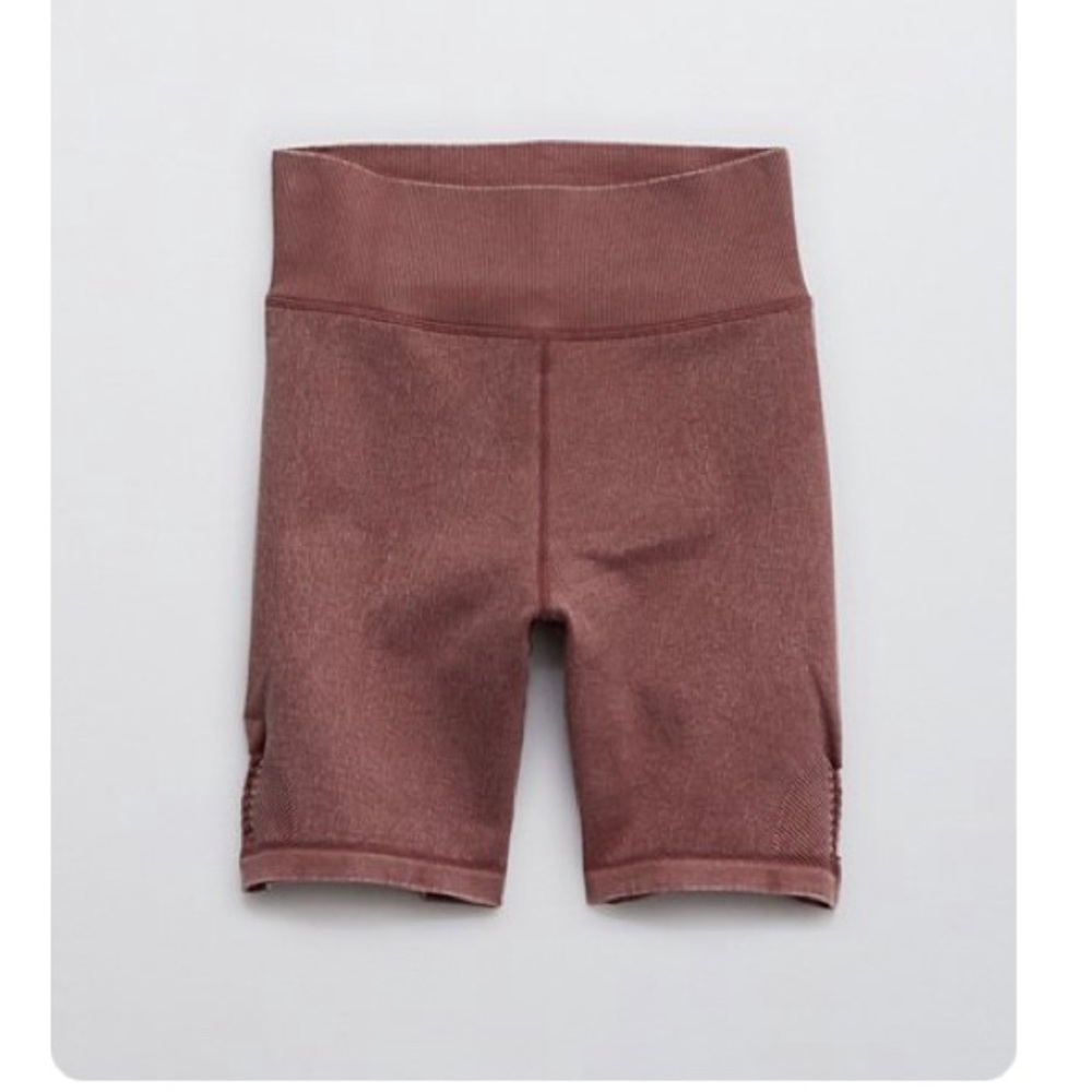 Aerie Offline Seamless Macrame 7” Bike Short
